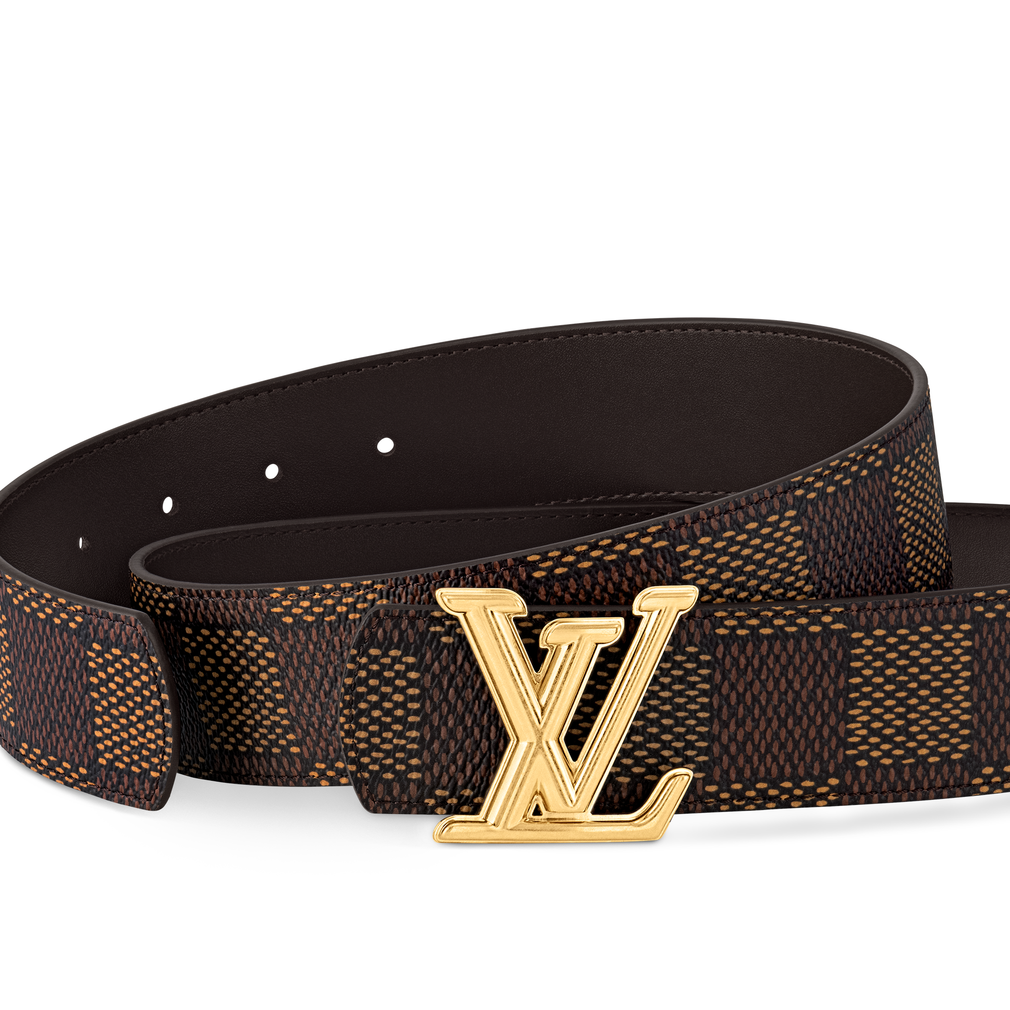 LV Dimension 40mm Reversible Belt Damier Graphite Canvas